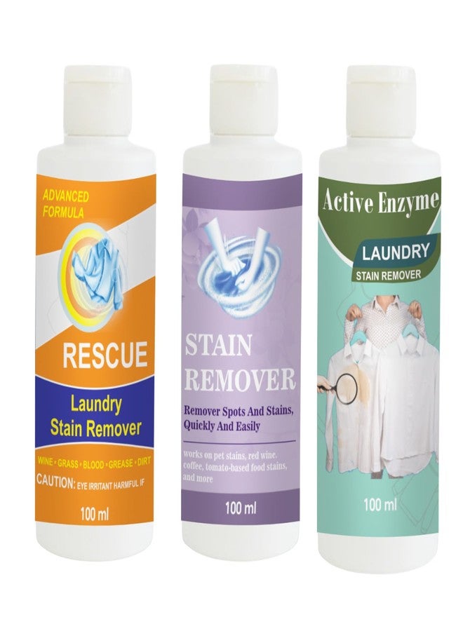 TOOVUS Stain Remover Combo Pack of Orange, Purple and Pista Stain Remover | Multi-Surface Cleaning Solution for Clothes, Fabrics, Upholstery (100 g Each) - Image 1